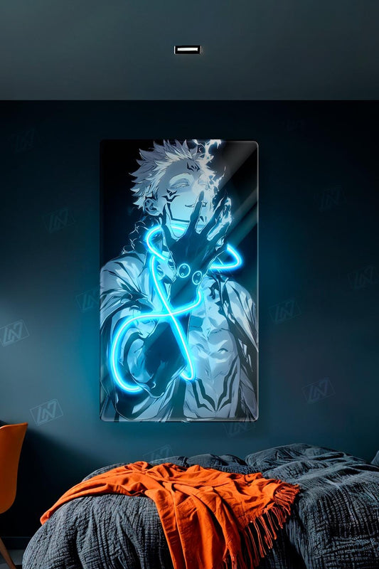 Anime Character - LED Neon Anime Sign with UV Print, Cartoon Character, Game Room Light, Personalized Gifts, Japanese Neon Sign