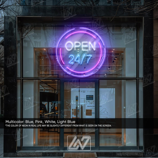 Open 24/7 Sign