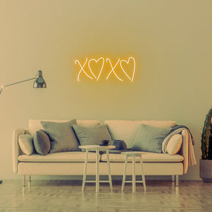 XOXO Sign - Neon Sign, Led Neon, Personalization, Decoration, Neon Light,Home,Living Room,Bedroom, Love