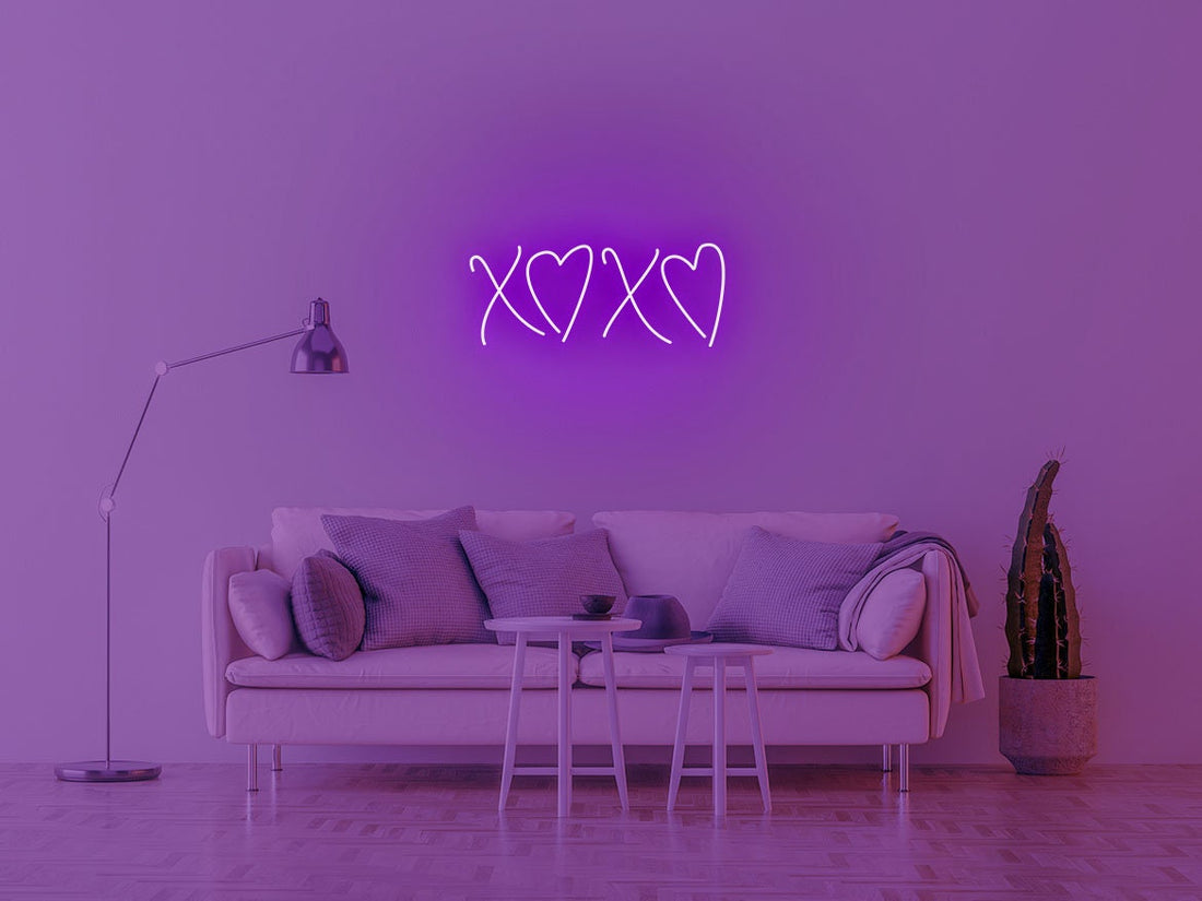 XOXO Sign - Neon Sign, Led Neon, Personalization, Decoration, Neon Light,Home,Living Room,Bedroom, Love