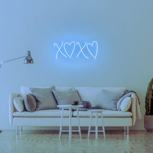 XOXO Sign - Neon Sign, Led Neon, Personalization, Decoration, Neon Light,Home,Living Room,Bedroom, Love