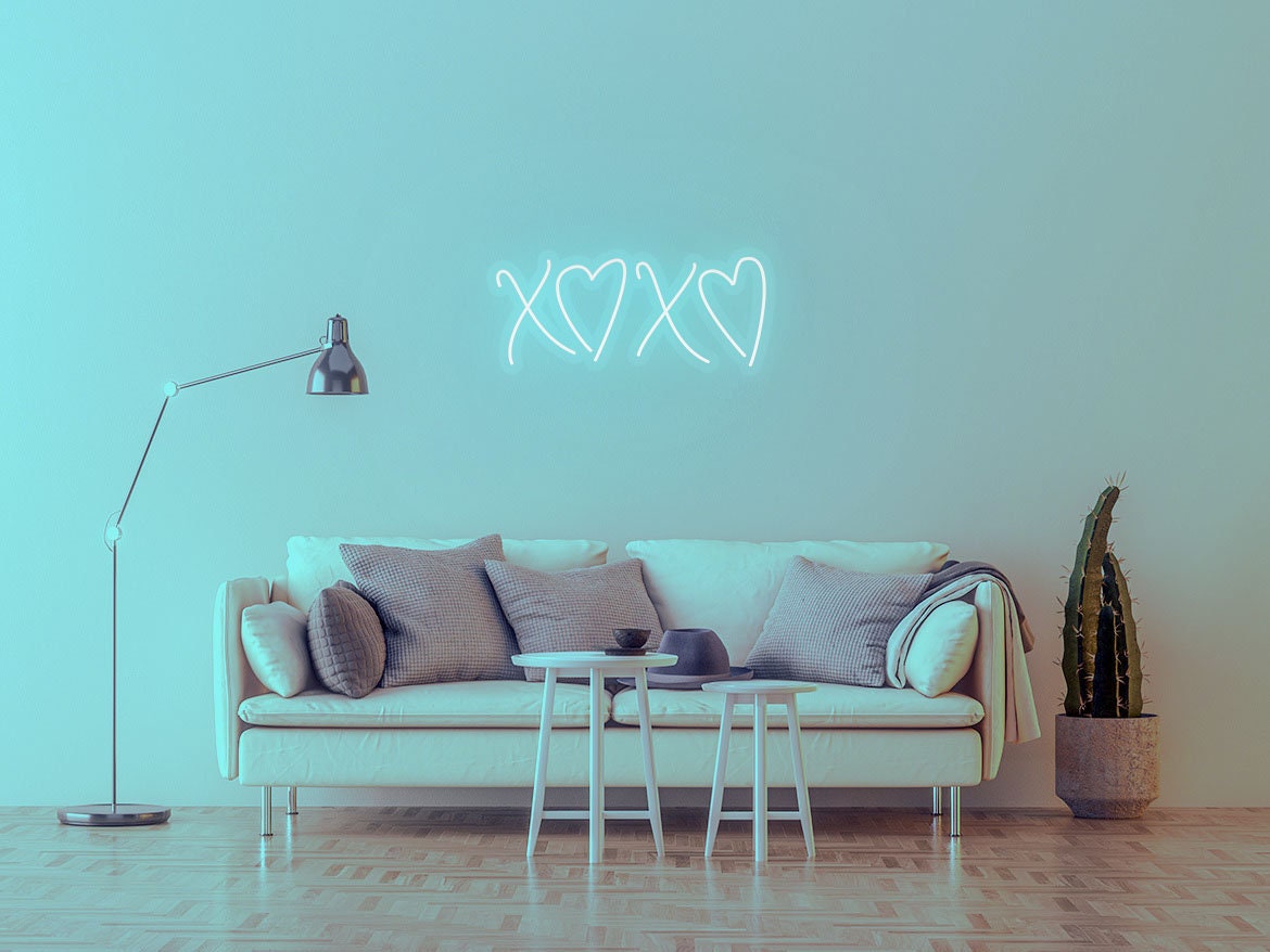 XOXO Sign - Neon Sign, Led Neon, Personalization, Decoration, Neon Light,Home,Living Room,Bedroom, Love