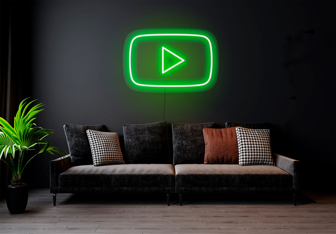 Youtube - LED Neon Sign, Youtube Wall Decor, Youtube Wall Light, Led Neon Sign Bedroom, Led Wall light, Mother Days Gift