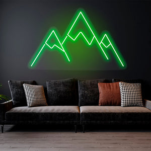 Mountain Tops - LED Neon Sign,Mountain led sign,Mountain led light,Mountain wall decor,Neon sign mountain,Neon sign wall art,Neon sign wall