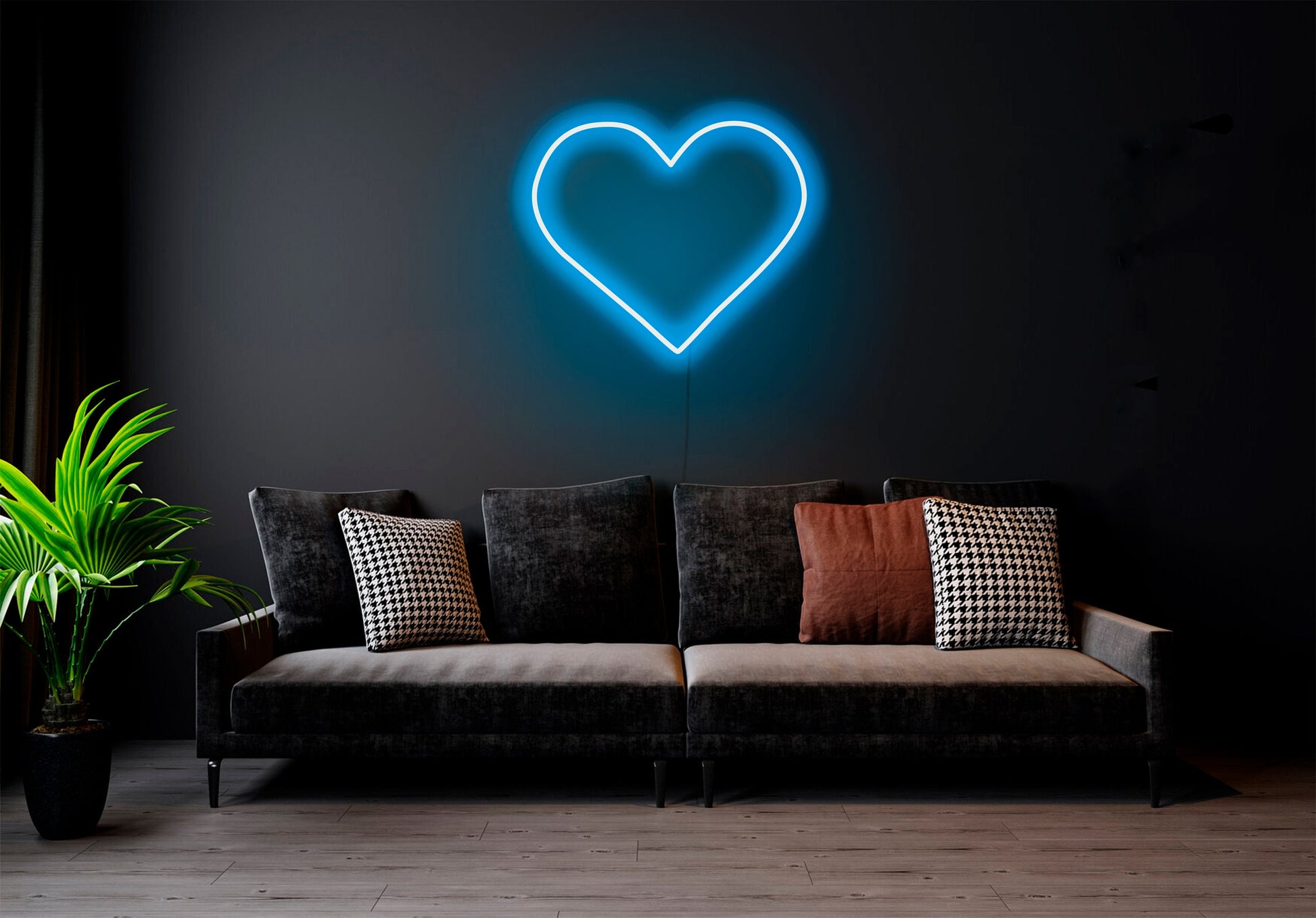 Heart - LED Neon sign, custom neon sign, neon light up sign, wall decor neon sign