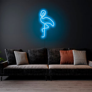 Flamingo - LED Neon Sign,Flamingo neon light,Flamingo led sign,Flamingo wall decor,Flamingo wall art,Pink neon sign,Neon sign bedroom