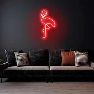 Flamingo - LED Neon Sign,Flamingo neon light,Flamingo led sign,Flamingo wall decor,Flamingo wall art,Pink neon sign,Neon sign bedroom