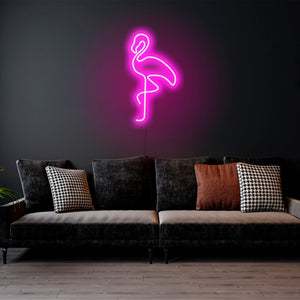 Flamingo - LED Neon Sign,Flamingo neon light,Flamingo led sign,Flamingo wall decor,Flamingo wall art,Pink neon sign,Neon sign bedroom