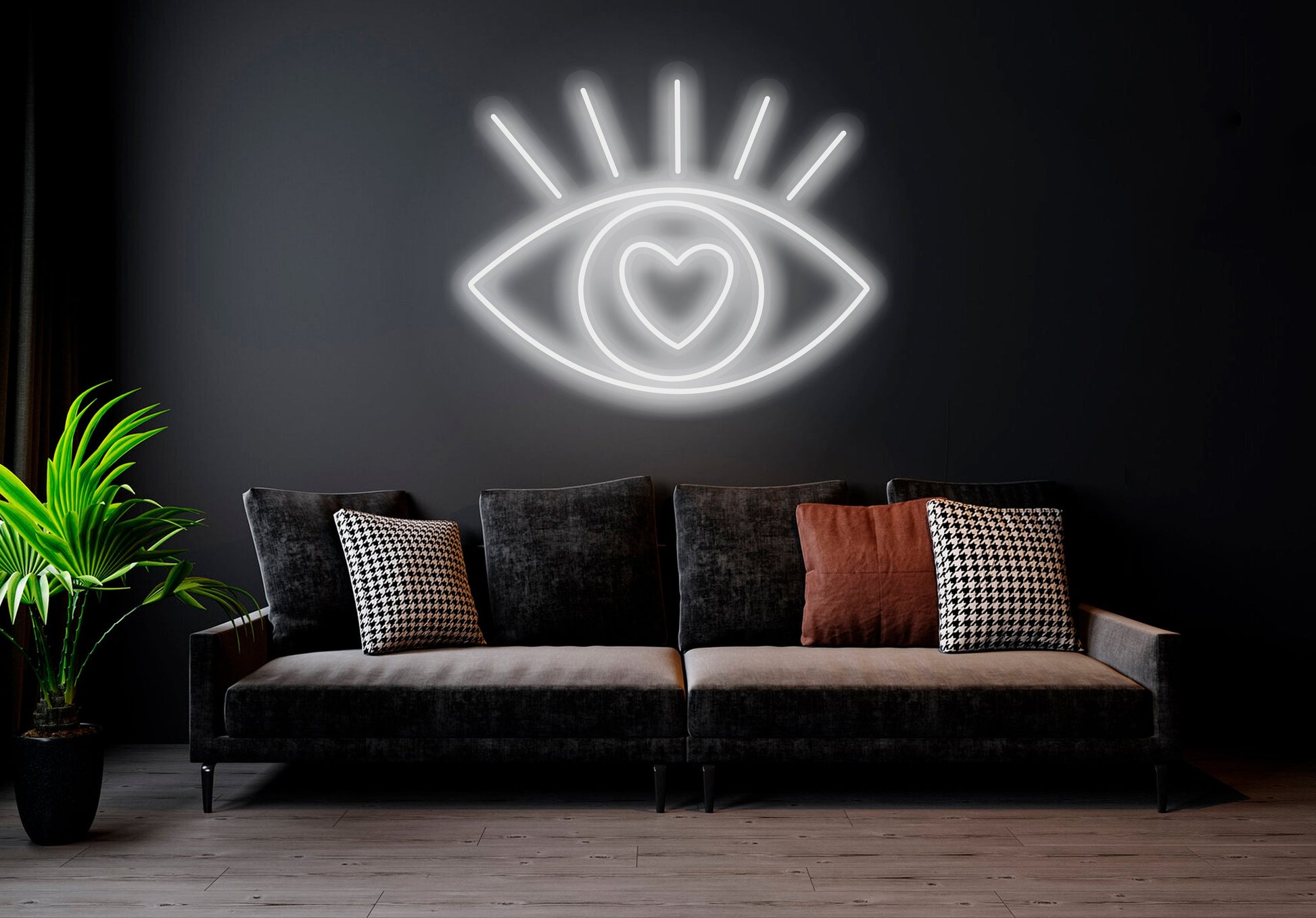 Eye- LED Neon Sign , Home Interior Decor, Neon Lights, Bedroom neon sign, Neon sign wall decor