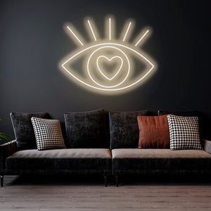 Eye- LED Neon Sign , Home Interior Decor, Neon Lights, Bedroom neon sign, Neon sign wall decor