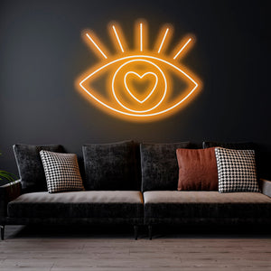 Eye- LED Neon Sign , Home Interior Decor, Neon Lights, Bedroom neon sign, Neon sign wall decor