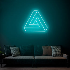 Infinity Triangle - LED Neon Sign, Interior Decor, Room decor, Wall Decor, Custom Sign, Neon For Home