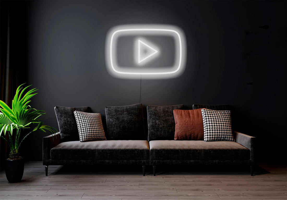 Youtube - LED Neon Sign, Youtube Wall Decor, Youtube Wall Light, Led Neon Sign Bedroom, Led Wall light, Mother Days Gift