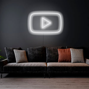 Youtube - LED Neon Sign, Youtube Wall Decor, Youtube Wall Light, Led Neon Sign Bedroom, Led Wall light, Mother Days Gift