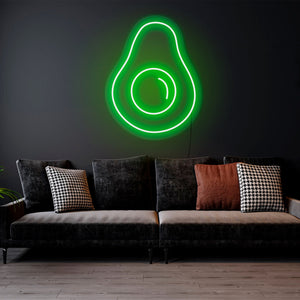 Avocado - LED Neon Sign, Wall Neon Decor, Custom Bedroom Decor, Led Neon Sign Avocado, Wall Hanging,Neon Light, Gift Vegan, Interior Design