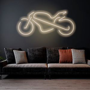 Motorcycle - LED Neon Sign , Home Interior Decor, Neon Lights, Bedroom neon sign, Neon sign wall decor