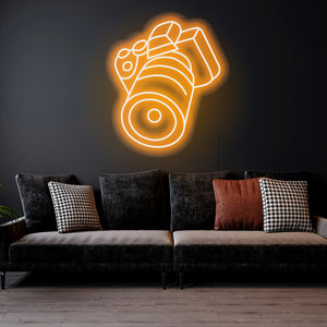 Photography - LED Neon Sign, Photography Camera Neon Light, Camera Sign LED Neon Light, Handmade Neon Sign,Photography Lover Room Neon Décor