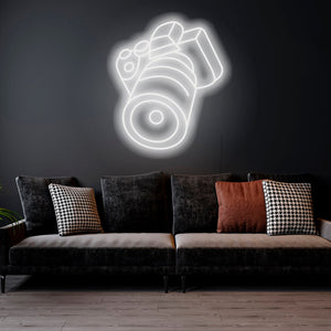 Photography - LED Neon Sign, Photography Camera Neon Light, Camera Sign LED Neon Light, Handmade Neon Sign,Photography Lover Room Neon Décor