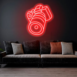 Photography - LED Neon Sign, Photography Camera Neon Light, Camera Sign LED Neon Light, Handmade Neon Sign,Photography Lover Room Neon Décor