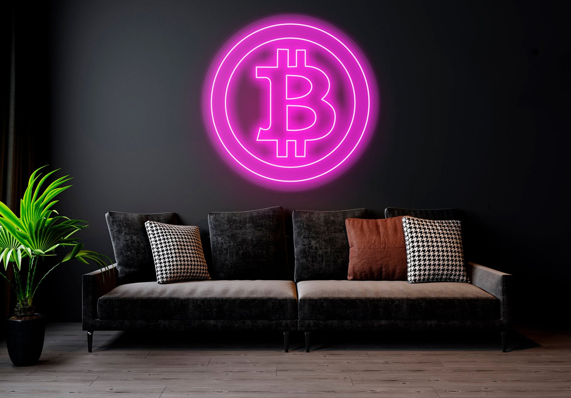 Bitcoin - LED Neon Sign, Bedroom neon sign, Crypto neon sign, Neon Lights, Crypto