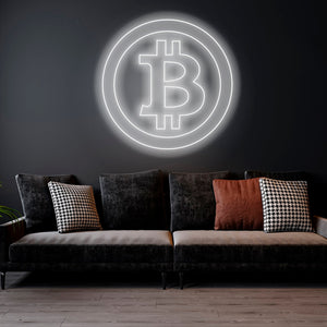 Bitcoin - LED Neon Sign, Bedroom neon sign, Crypto neon sign, Neon Lights, Crypto