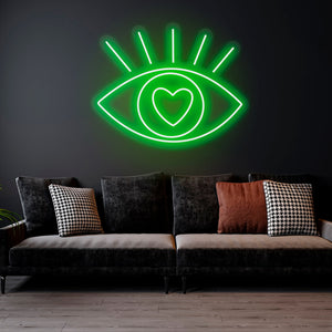 Eye- LED Neon Sign , Home Interior Decor, Neon Lights, Bedroom neon sign, Neon sign wall decor