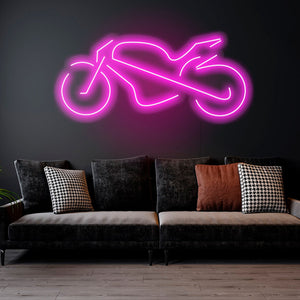 Motorcycle - LED Neon Sign , Home Interior Decor, Neon Lights, Bedroom neon sign, Neon sign wall decor