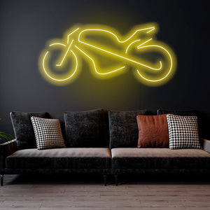 Motorcycle - LED Neon Sign , Home Interior Decor, Neon Lights, Bedroom neon sign, Neon sign wall decor