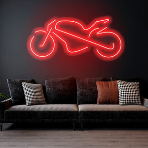 Motorcycle - LED Neon Sign , Home Interior Decor, Neon Lights, Bedroom neon sign, Neon sign wall decor