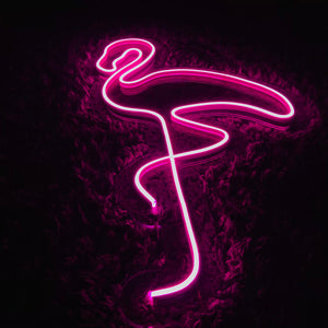 Flamingo - LED Neon Sign,Flamingo neon light,Flamingo led sign,Flamingo wall decor,Flamingo wall art,Pink neon sign,Neon sign bedroom