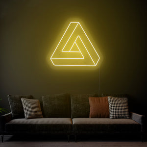 Infinity Triangle - LED Neon Sign, Interior Decor, Room decor, Wall Decor, Custom Sign, Neon For Home