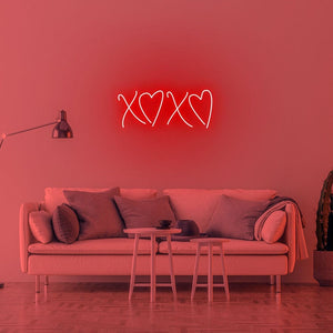 XOXO Sign - Neon Sign, Led Neon, Personalization, Decoration, Neon Light,Home,Living Room,Bedroom, Love