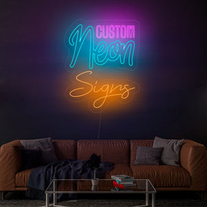 Custom Neon Signs - LED Neon Sign, Interior Decor, Room decor, Wall Decor, Custom Sign, Neon For Home