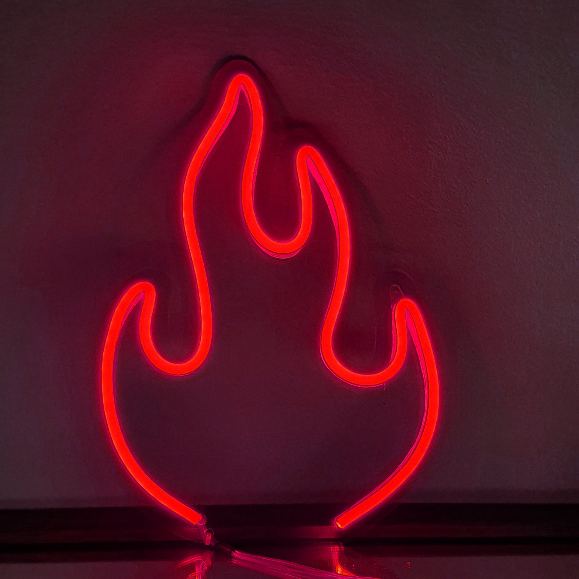 Fire - LED Neon Sign, Interior Decor, Room decor, Wall Decor, Custom Sign, Neon For Home