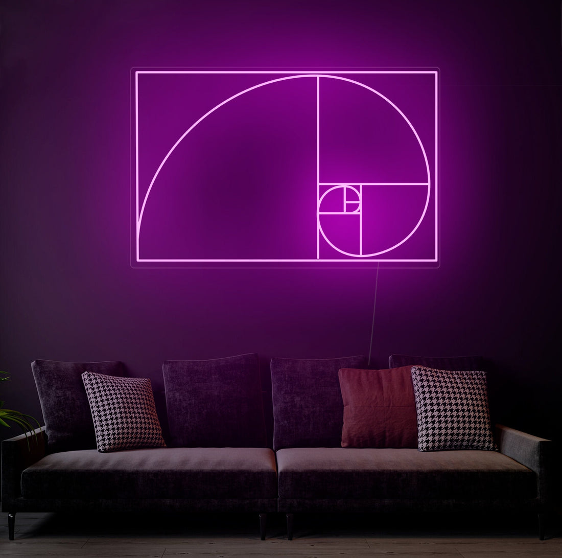 Golden Ratio - LED Neon Sign, Interior Decor, Room decor, Wall Decor, Custom Sign, Neon For Home