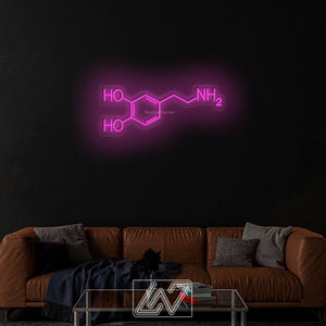 Dopamine - LED Neon Sign, Interior Decor, Room decor, Wall Decor, Custom Sign, Neon For Home