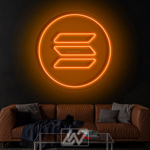 Solana - LED Neon Sign, Bedroom neon sign, Crypto neon sign, Neon Lights, Crypto