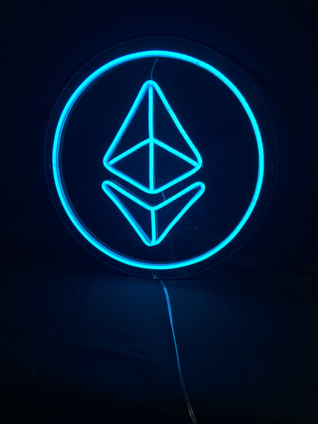 Ethereum - LED Neon Sign, Bedroom neon sign, Crypto neon sign, Neon Lights, Crypto