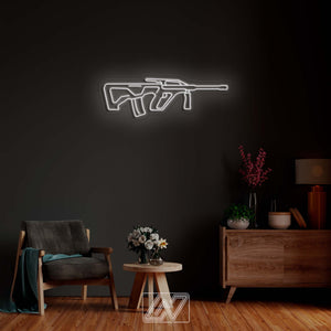 Steyr AUG - LED Neon Sign, Interior Decor, Room decor, Wall Decor, Custom Sign, Neon For Home