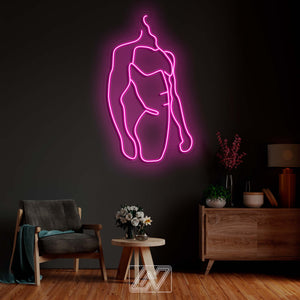 Body Man - LEDNeon Sign Custom Sexy Man Bedroom Party Bar Wall Room Decor LED Boy Neon light Wedding Personalized romance