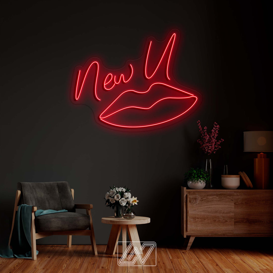 New U - LED Neon Sign Custom Woman lip Bedroom Party Bar Wall Room Decor LED Lip Neon light Wedding Personalized romance