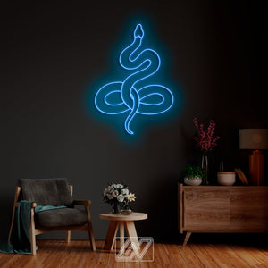 Snake - LED Neon Sign, Animal Neon Sign, Custom Neon Sign, Snake Neon light, Animal Home Decor, Neon Sign for Bedroom