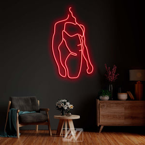 Body Man - LEDNeon Sign Custom Sexy Man Bedroom Party Bar Wall Room Decor LED Boy Neon light Wedding Personalized romance