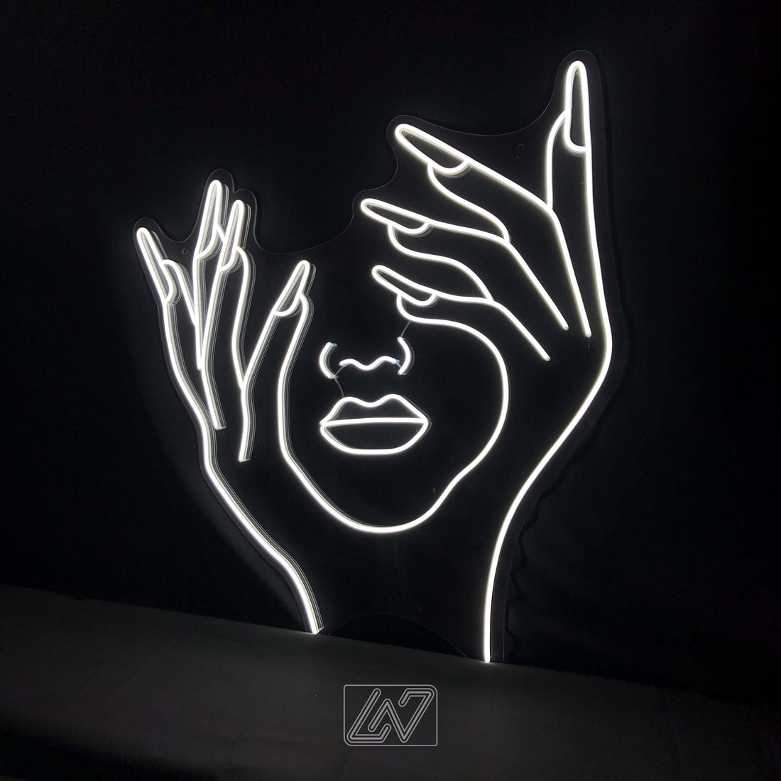 Hold Face - LED Neon Sign, Interior Decor, Room decor, Wall Decor, Custom Sign, Neon For Home