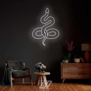 Snake - LED Neon Sign, Animal Neon Sign, Custom Neon Sign, Snake Neon light, Animal Home Decor, Neon Sign for Bedroom