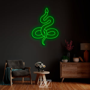 Snake - LED Neon Sign, Animal Neon Sign, Custom Neon Sign, Snake Neon light, Animal Home Decor, Neon Sign for Bedroom