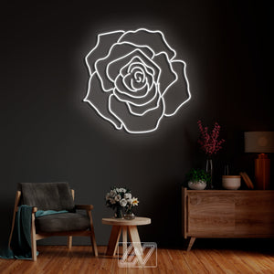 Rose - Neon Sign Custom Flower Led Neon Light Sign for Bedroom Home Wall Party Decor Girlfriend Gift Wedding Party Decorations