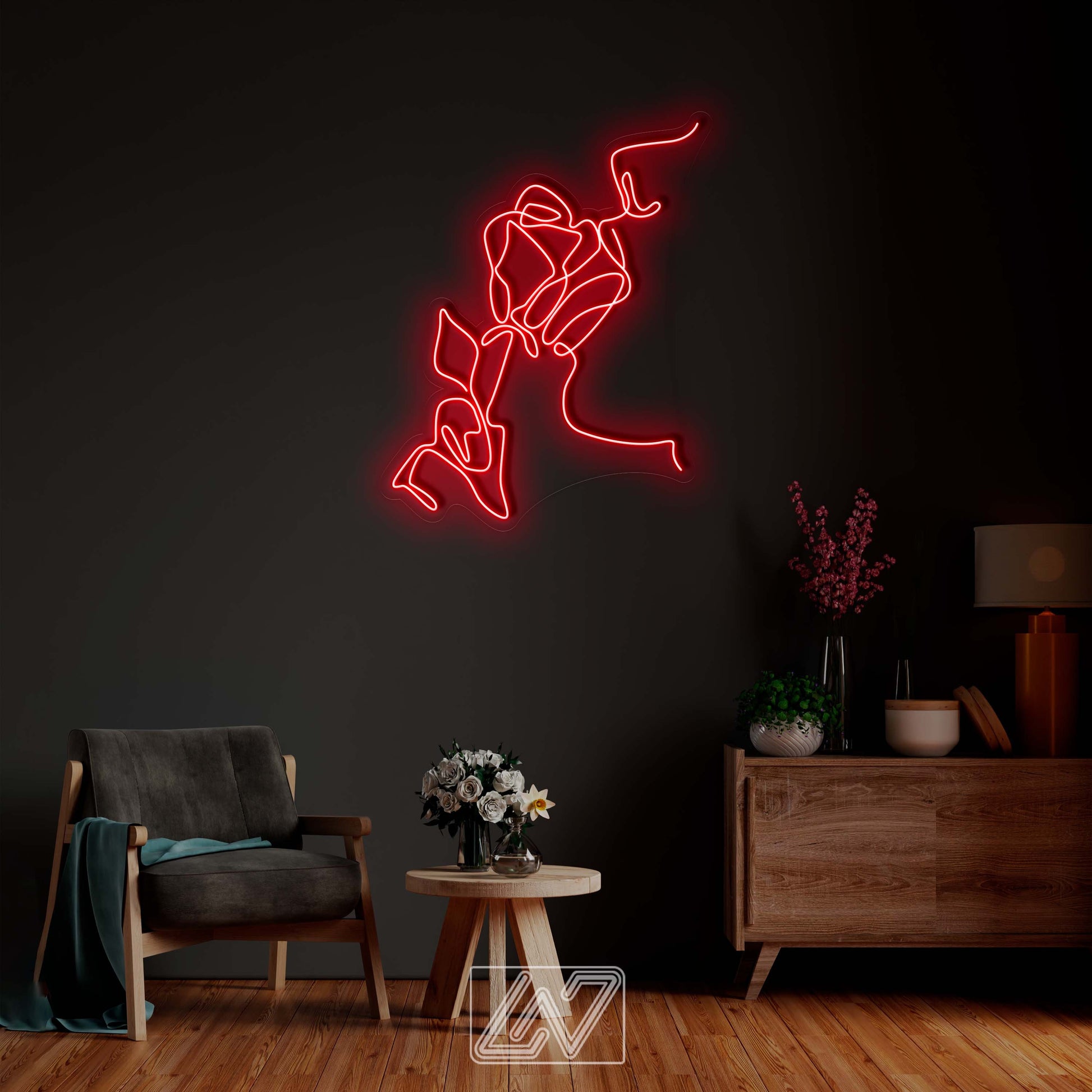 Girl Licking the Rose