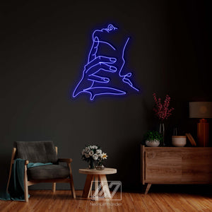 Passion - LED Neon Sign, Custom Sexy Woman Man Girl Boy Bedroom Party Bar Wall Room Decor LED Lady Neon light Personalized romance