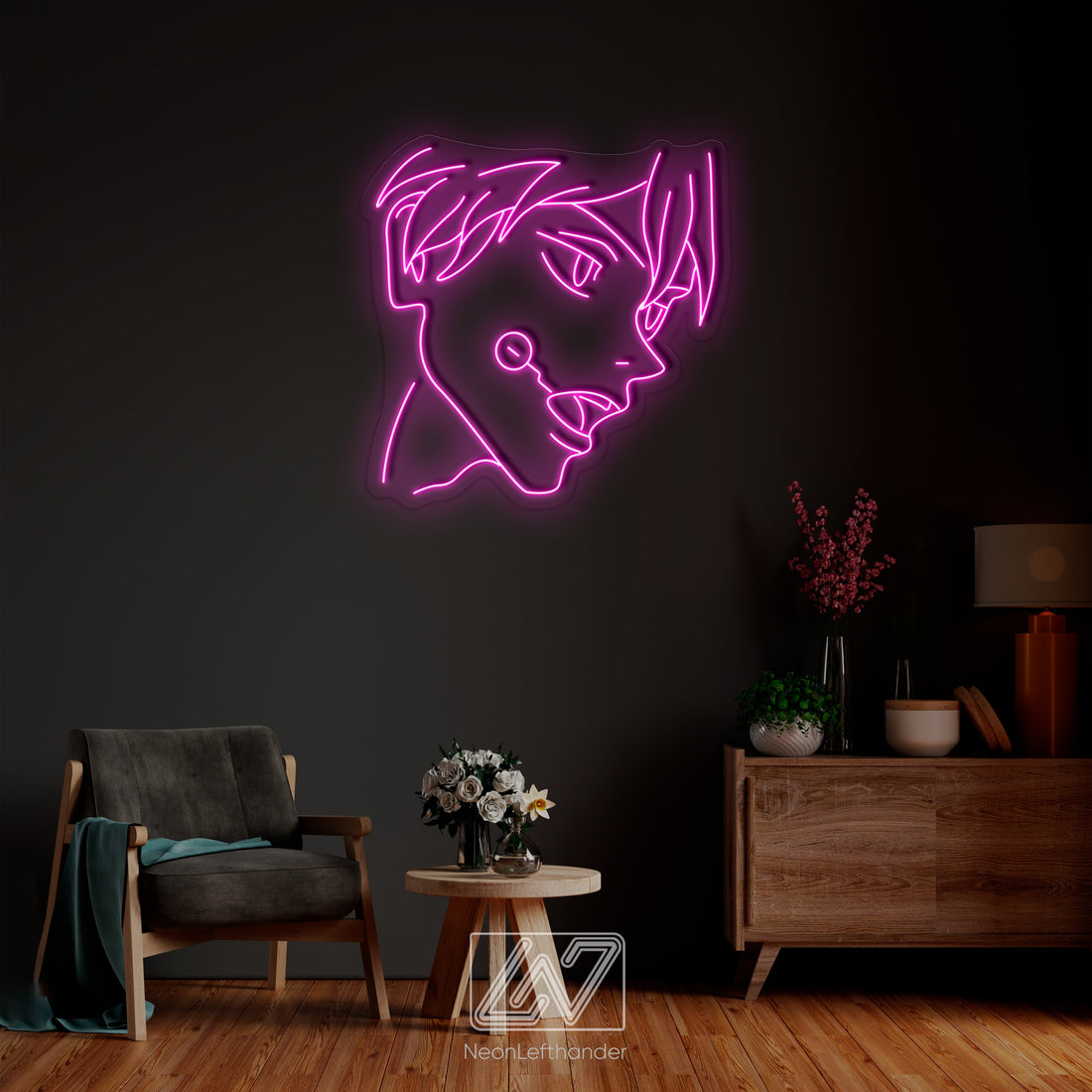 Anime Character - LED Neon Anime Wall Art, Anime, Cartoon Character, Game Room Light, Personalized Gifts, Kids Room Decor,Japanese Neon Sign